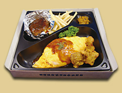 お子様も喜ぶオムライス弁当
