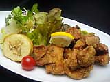 岡山産朝挽き鶏の唐揚げ