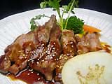 松阪産黒豚の照焼きグリル